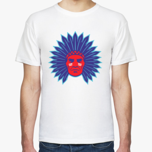 Футболка с принтом Вождь