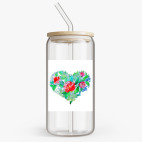 Банка с бамбуковой крышкой