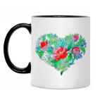 Кружка двухцветная