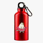 Металлическая бутылка 400 мл UV-DTF