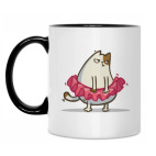 Кружка двухцветная