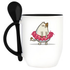 Кружка с ложкой