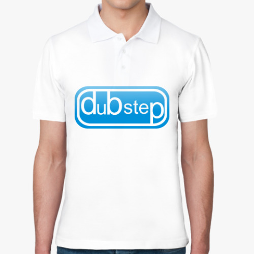 Рубашка поло с принтом Dub step
