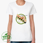 Женская футболка органик