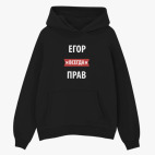 Толстовка худи оверсайз