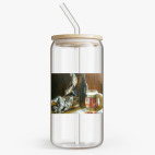 Банка с бамбуковой крышкой