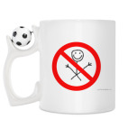 Кружка с футбольным мячиком