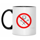 Кружка двухцветная