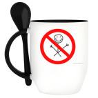 Кружка с ложкой