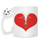 Кружка с футбольным мячиком