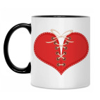 Кружка двухцветная