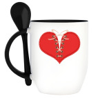 Кружка с ложкой