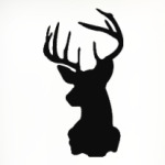 Силуэт оленя