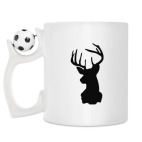 Кружка с футбольным мячиком