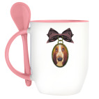 Собака в медальоне