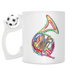 Кружка с футбольным мячиком