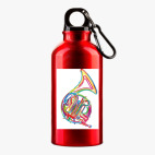 Металлическая бутылка 400 мл UV-DTF