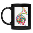 Кружка цветная UV-DTF