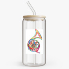 Банка с бамбуковой крышкой