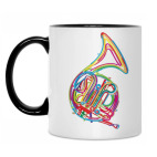 Кружка двухцветная