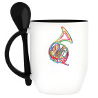 Кружка с ложкой