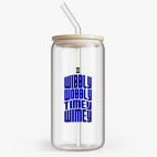 Банка с бамбуковой крышкой