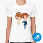 Женская спортивная футболка