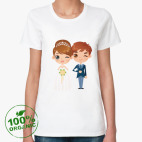 Женская футболка органик