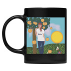 Кружка цветная UV-DTF