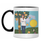 Кружка двухцветная