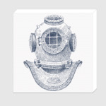 Море винтаж акваланг