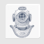 Море винтаж акваланг