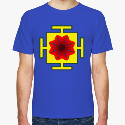 Футболка с принтом Шива-янтра