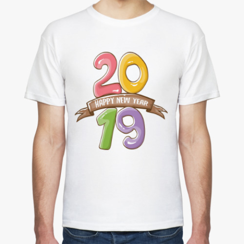 Футболка с принтом Год желтой свиньи 2019