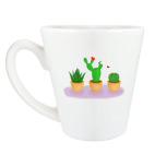 Кружка латте (360 мл) Кактусы