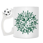 Кружка с футбольным мячиком