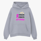 Толстовка худи оверсайз