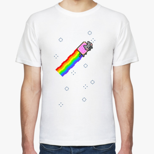 Футболка с принтом  Nyan Cat