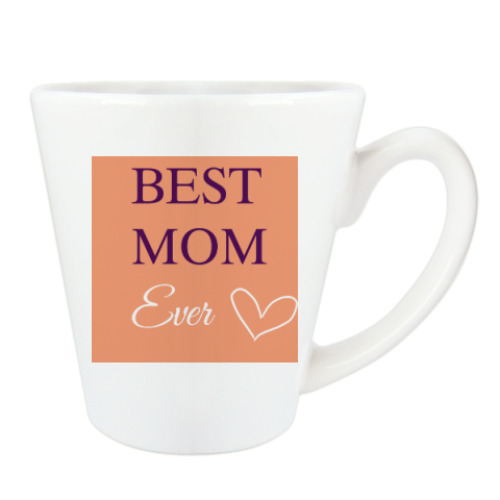 Чашка Латте с принтом для мамы