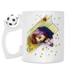 Кружка с футбольным мячиком