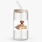 Банка с бамбуковой крышкой