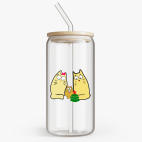 Банка с бамбуковой крышкой