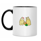 Кружка двухцветная