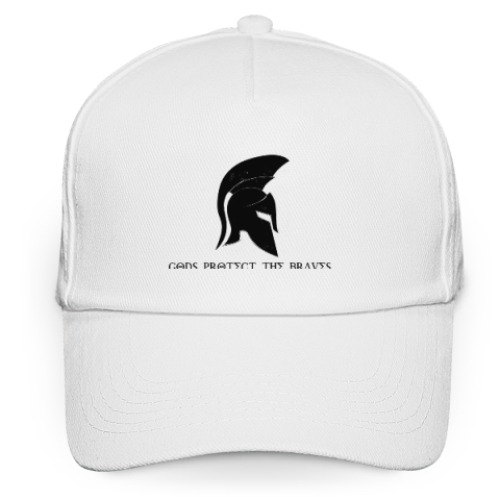 Кепка бейсболка с принтом Gods protect the braves