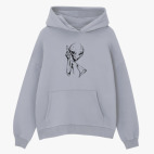 Толстовка худи оверсайз