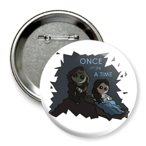 Значок 75мм с принтом Once Upon A Time