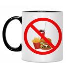 Кружка двухцветная