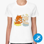 Женская спортивная футболка