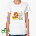 Женская футболка органик