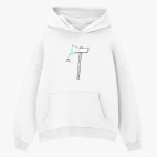 Толстовка худи оверсайз